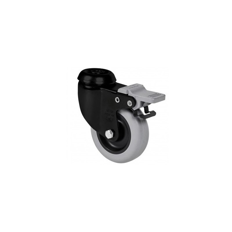 ALEX-RUEDA 2-5144 D-60 40KG C/FRENO NEGRA