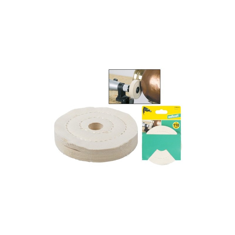 DISCO DE TRAPO 22,2MM 110X20 2146000 WOLFCRAFT