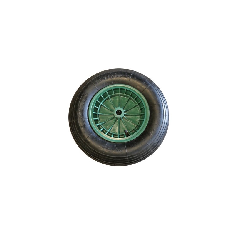 CARRETILLA RUEDA CARRETILLA PLASTICA VERDE