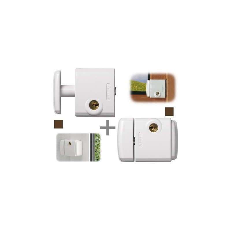 CERROJO VENTANA FTS 3002+3003 W BLANCO