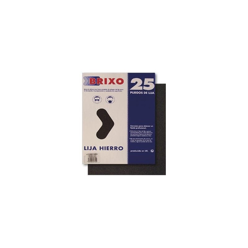 LIJA HIERRO BRIXO 205X280 Nº2'5  P  50 (25UNDS.)