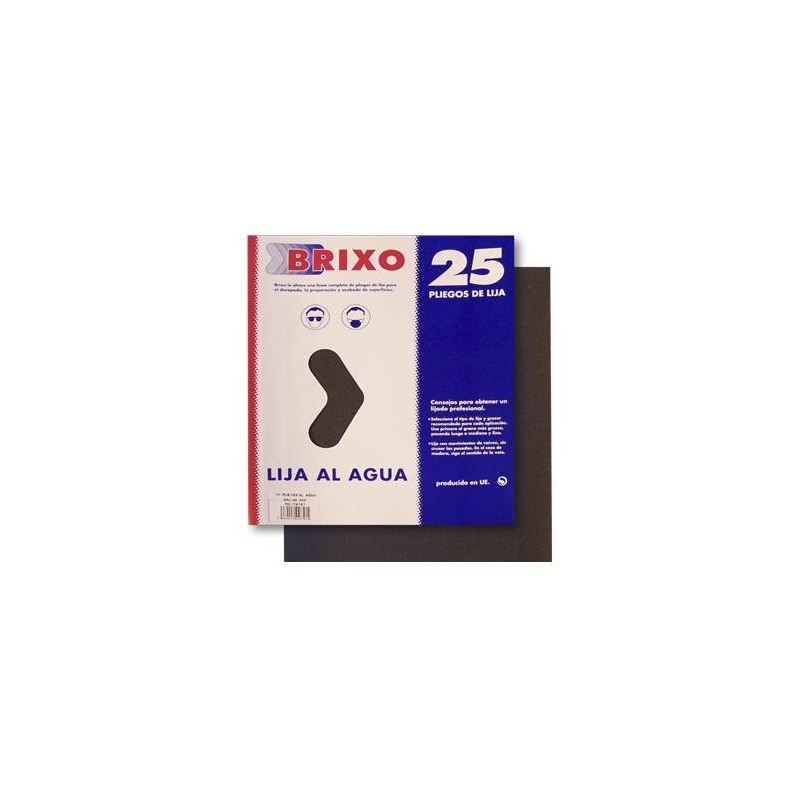 LIJA AGUA BRIXO 230X280 P1200 (25UNDS.)