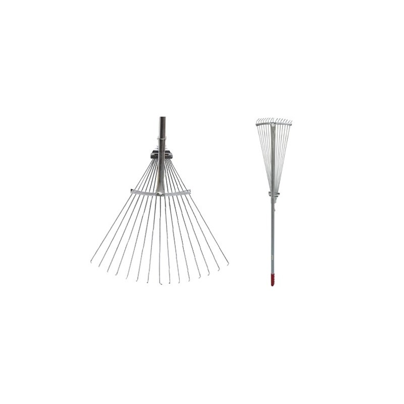 ESCOBA JARDIN REGULABLE CON MANGO ALUM. 112548