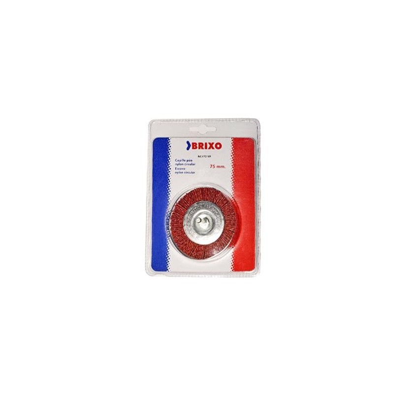 CEPILLO BRIXO PUA NYLON CIRCULAR  75MM