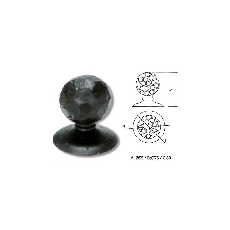 POMO CON ROSETA 55X75MM  73502