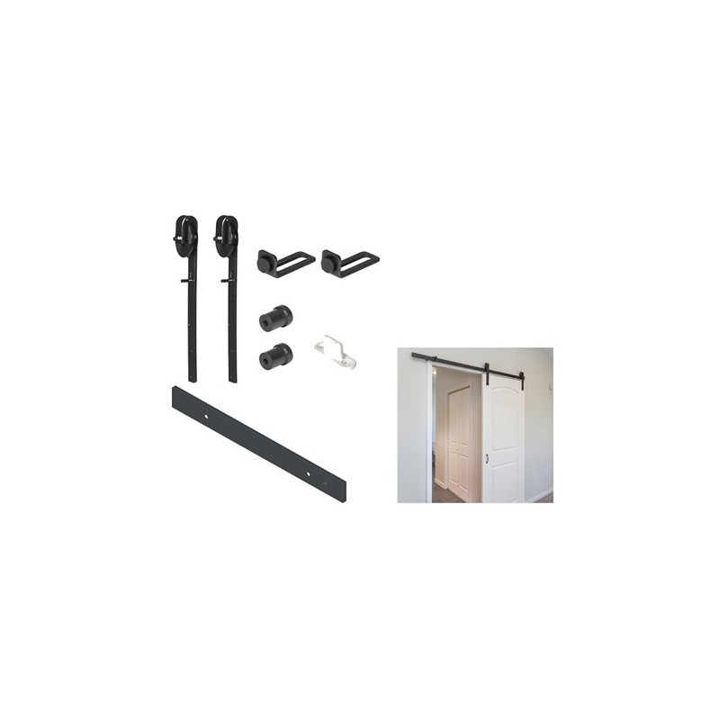 JUEGO HERRAJES GRANERO NEGRO 30X5-3MT KG330N