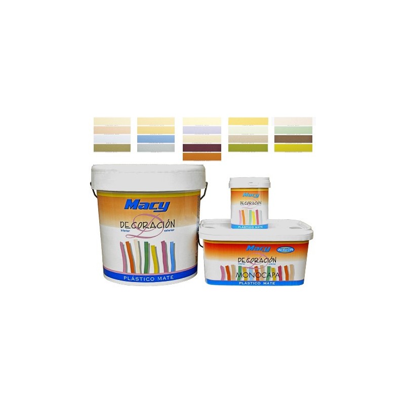 PINTURA PLASTICA MACY DECORA NARANJA 421 750ML