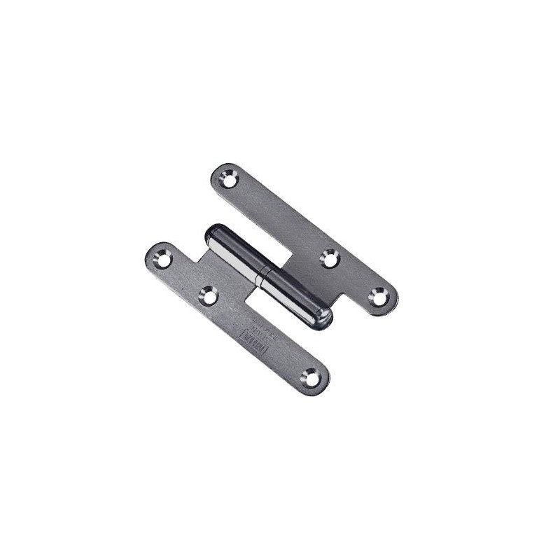 BISAGRA INOX 490   95MM IZ  CANTOS REDONDOS