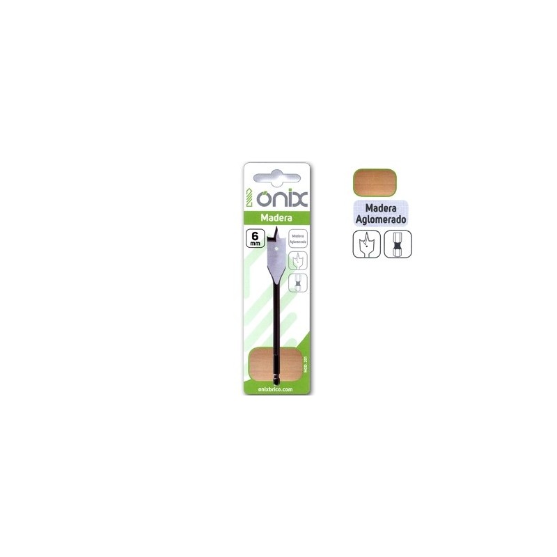 BROCA PALA MADERA BLISTER   8 MM. 48988