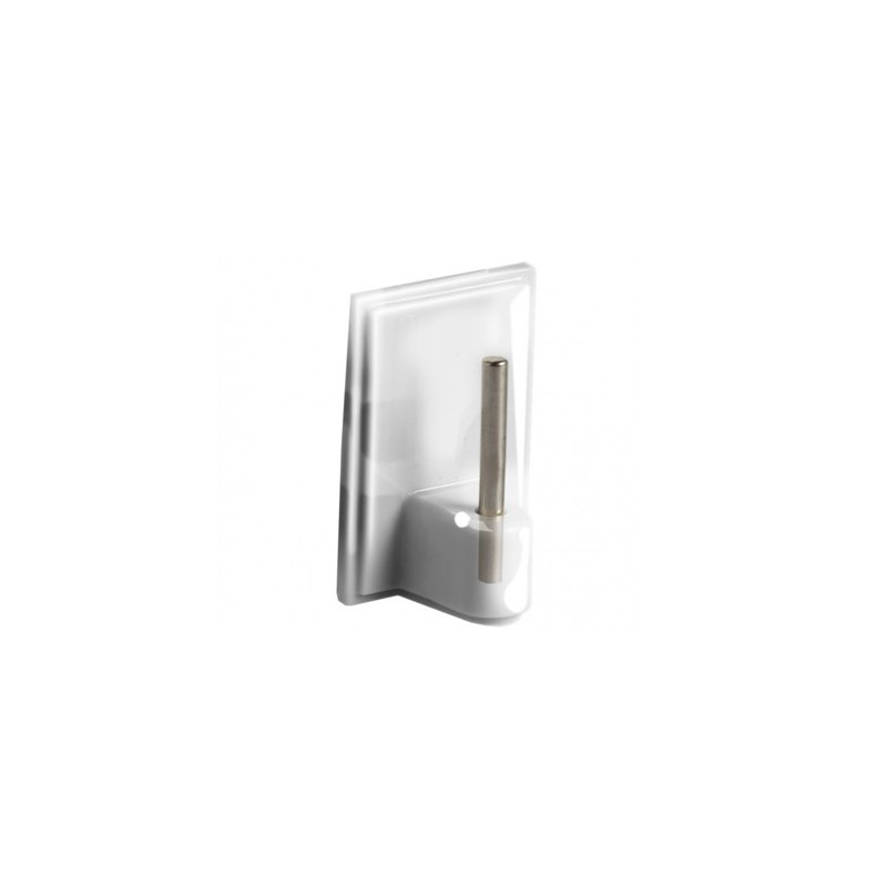 PERCHA VISILLOS ADHESIVA INOX TRANSPARENTE P1002T (4 und)