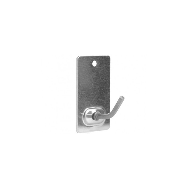 PERCHA METALICA ADHESIVA INOX P2001I (3 und)
