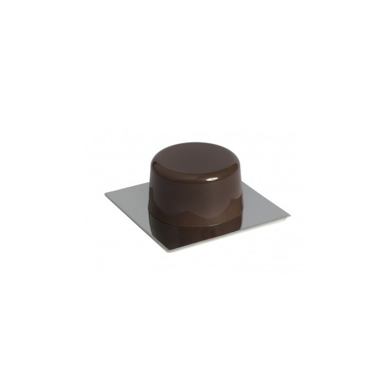 TOPE PUERTA  ADHESIVO MARRON T1001M (2 und)