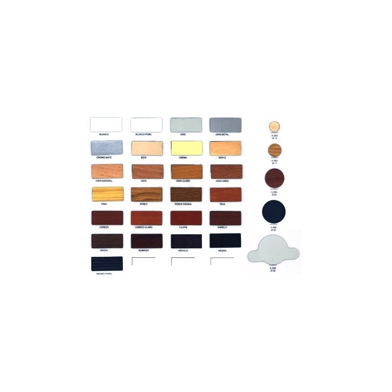 TAPA TORNILLO ADHESIVA ROBLE      13MM 100U