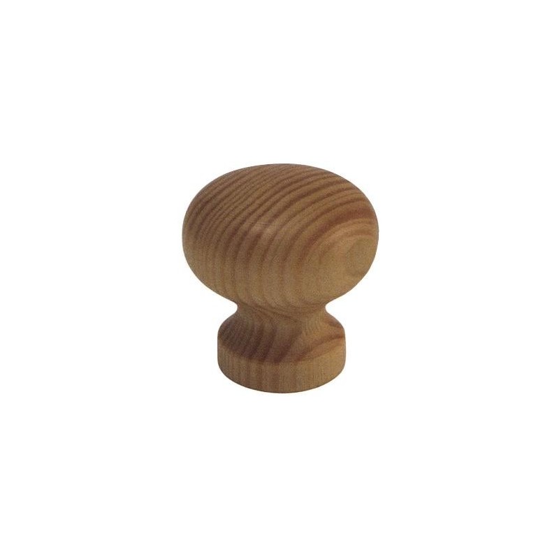 POMO PINO CHAMPIÑON 40 MM. C/BARNIZ T-568