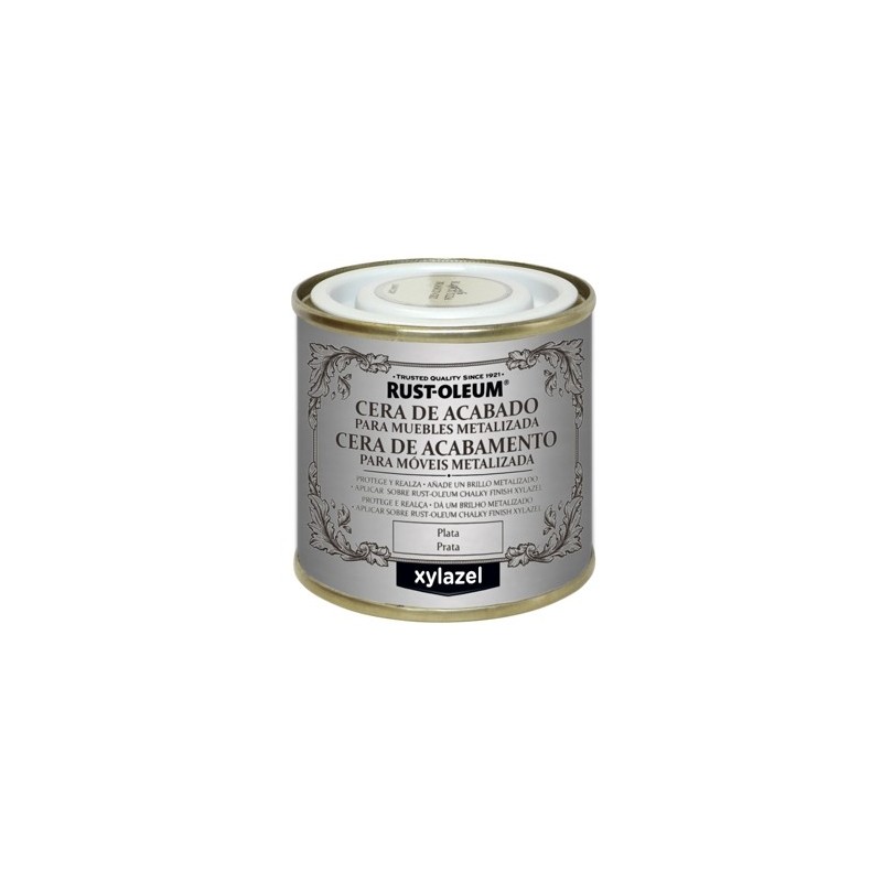 CERA ACABADO CHALKY PLATA 125ML