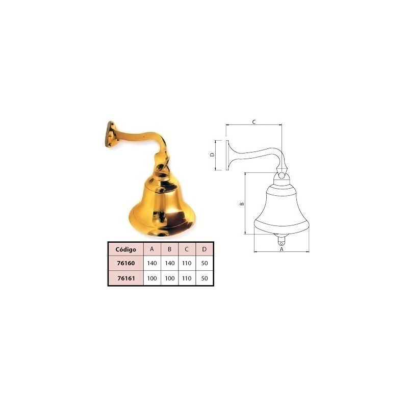 CAMPANA LATON ZORRO  140X140 76160