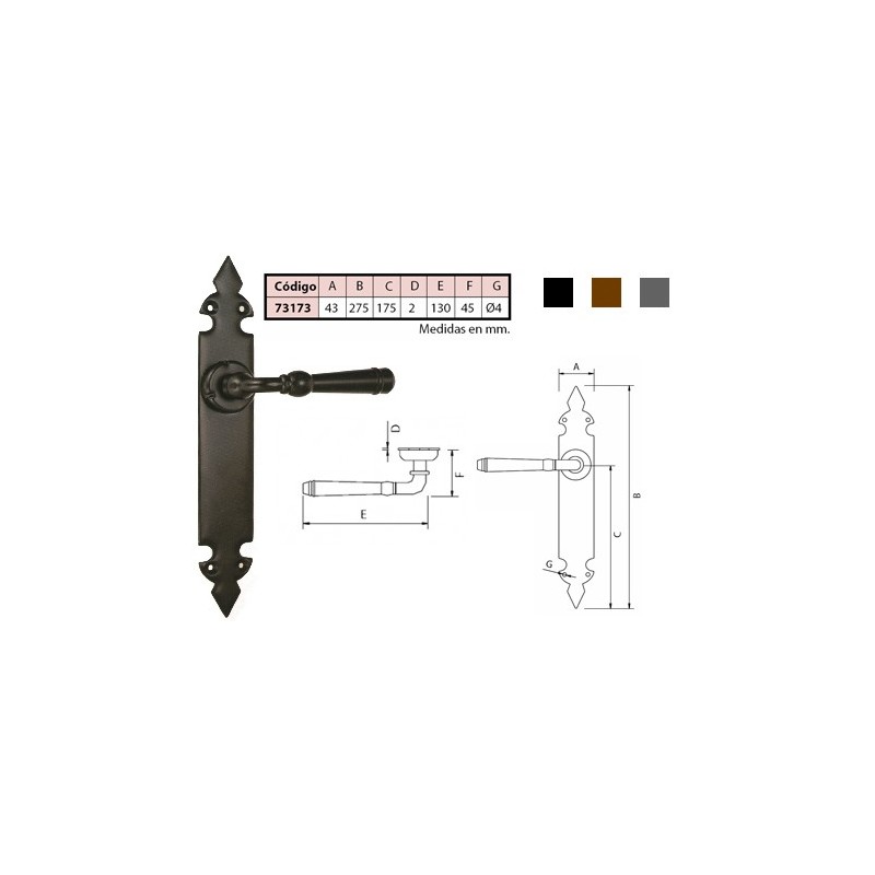 JUEGO MANIVELA NEGRA ZORRO  73173