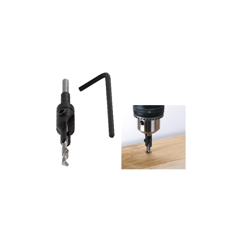 BROCA AVELLANADORA 3,2X12MM 2498000 WOLFCRAFT