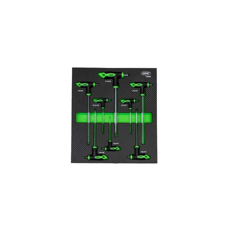 ESTUCHE LLAVES ALLEN FORMA T JBM 8 UND. 53980