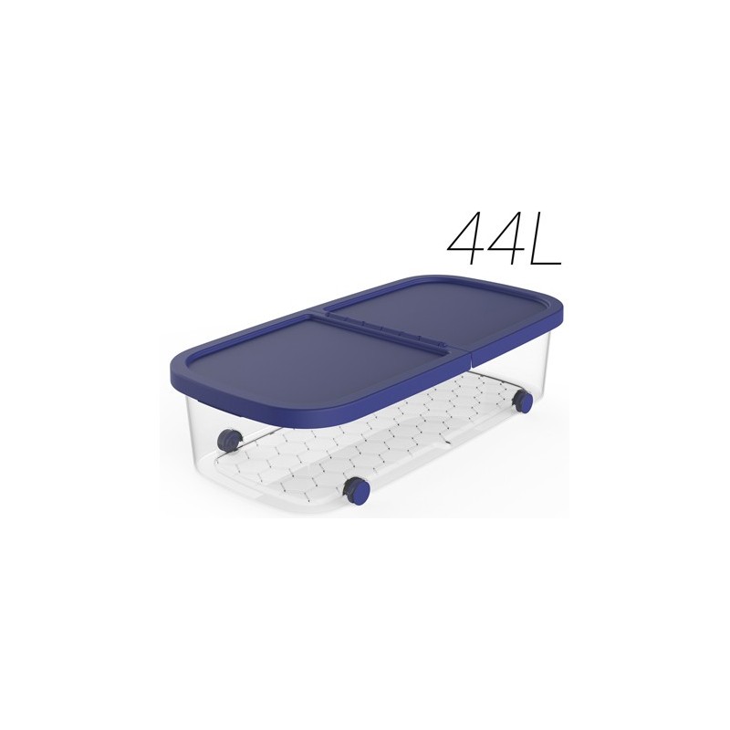 CAJA MULTIBOX B/CAMA 44L. 79X39X20CM AZUL FUERTE 88006