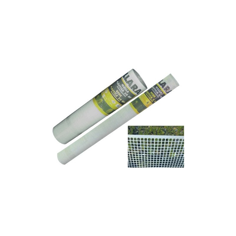 MALLA PLASTICA LLARA VERDE 15X15   (ROLLO 30 M)