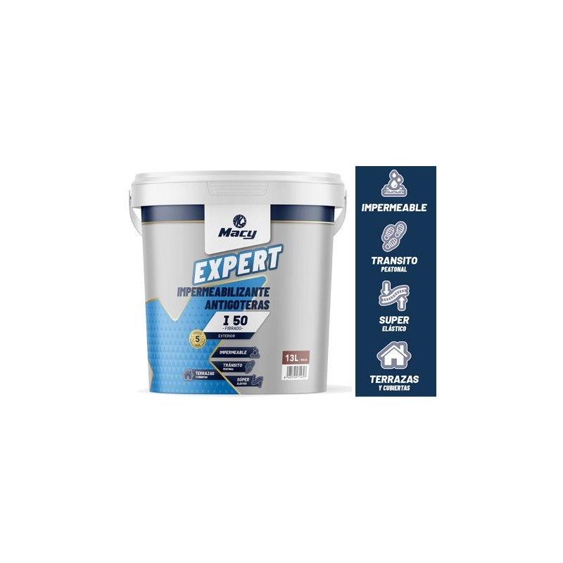 IMPERMEABILIZANTE FIBRA EXPERT I-50 VERDE 13LT