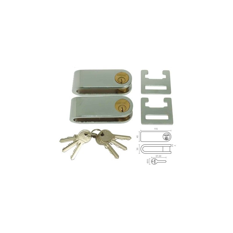 CANDADO REJA KIT 2UDS 13405 CN16