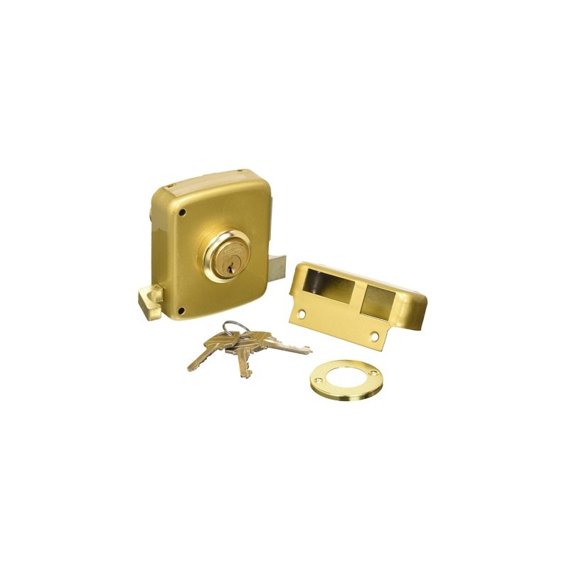 CERRADURA 1125- 80 IZ ESMALTADA