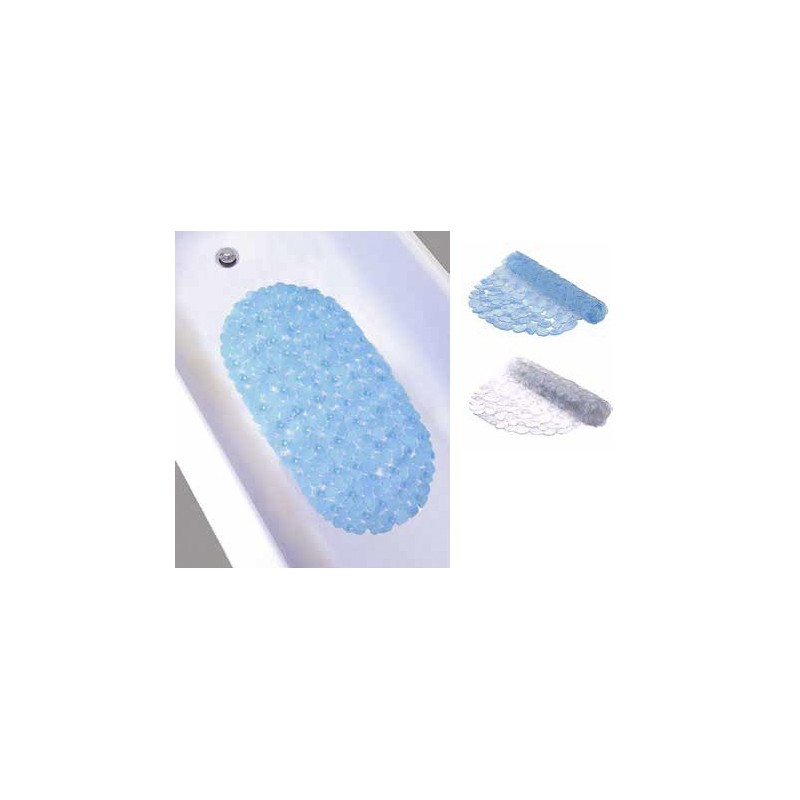 ALFOMBRA BAÑO ANTIRESBALANTE 68X35 TRANS.