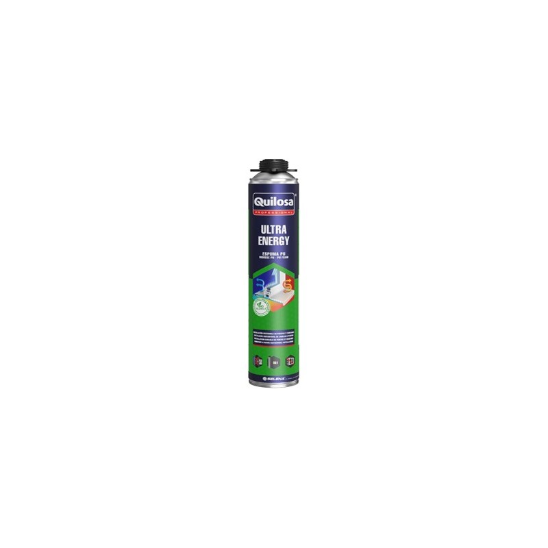ESPUMA PROFESIONAL ULTRA ENERGY PU GUN FOAM 750ML 51332 QUILOSA