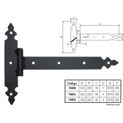 BISAGRA T PALA 250X200...