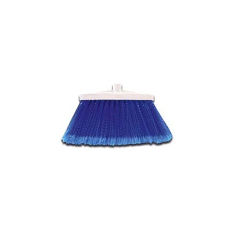 ESCOBA SUPER AZUL-AMARILLA 16019 SIN MANGO