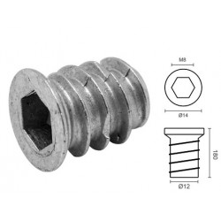 TUERCA EMBUTIR M8X12X18...