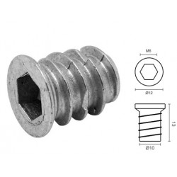 TUERCA EMBUTIR M6X10X13...