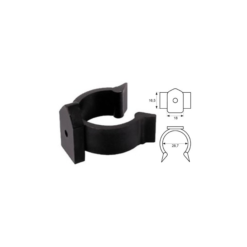 PINZA ZOCALO MADER/ALUM NEG 96305