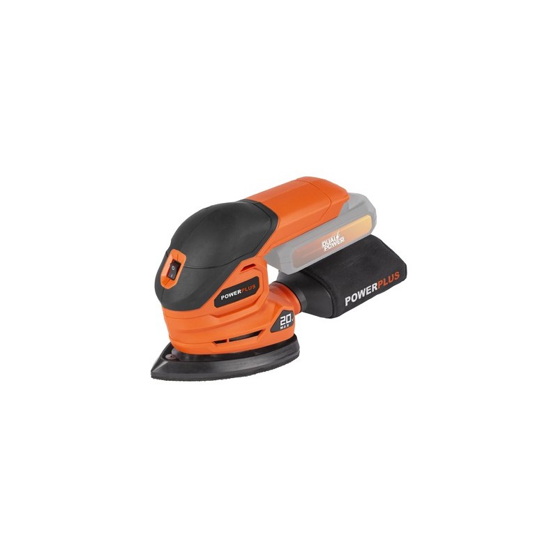 LIJADORA DE MANO 20V. SIN BAT. SIN CARG. POWDP50200 DUAL-POWERPLUS