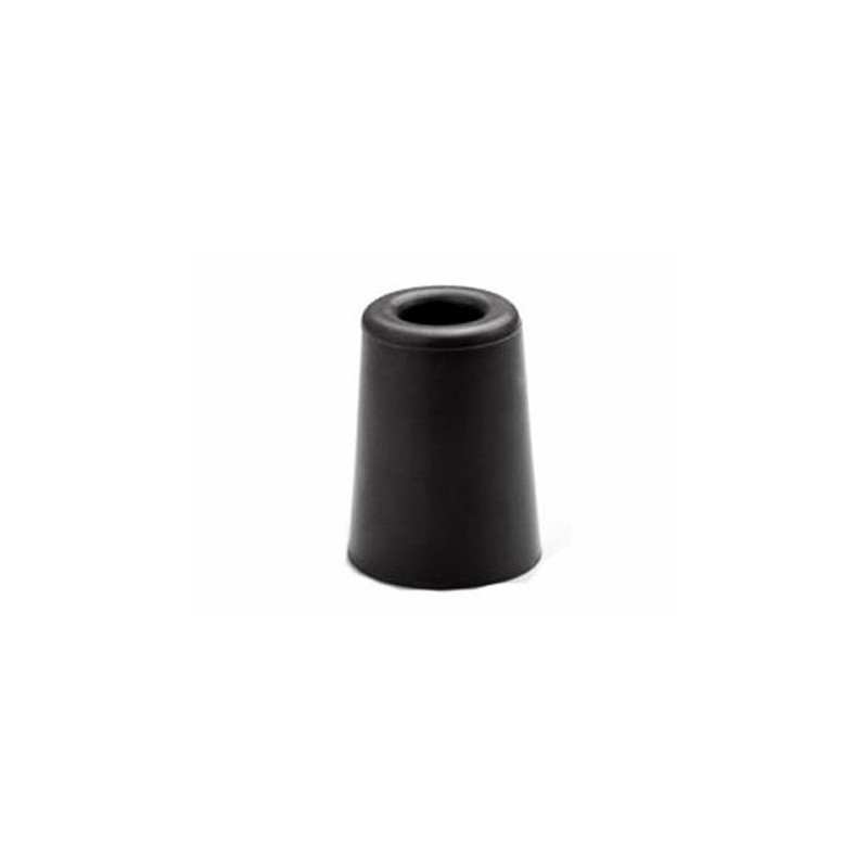 TOPE ALTO PUERTA TORNILLO 51X38 MM NEGRO  T1008N