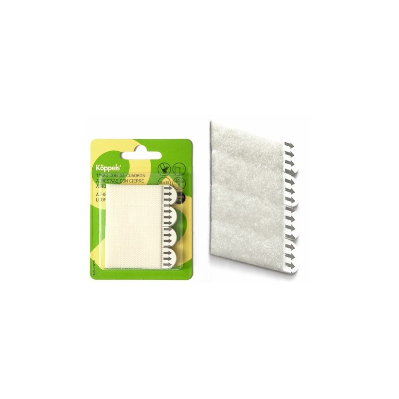 TIRAS CUELGACUADROS CIERRE ADHESIVO 19X85MM D1008B