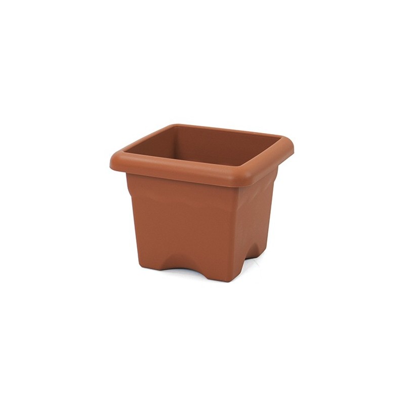 MACETA CUADRADA PLASTIKEN NINFA 26CM 7726