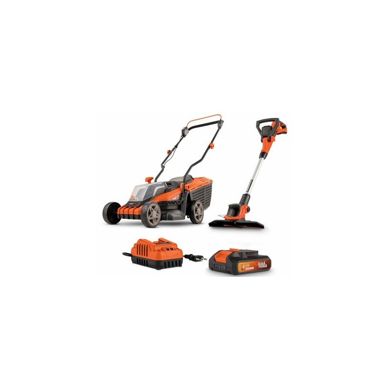 CORTACESPED-CORTABORDES 20V.+BAT. 2,0AH+ CARG. POWDPG75567 DUAL-PACK POWERPLUS