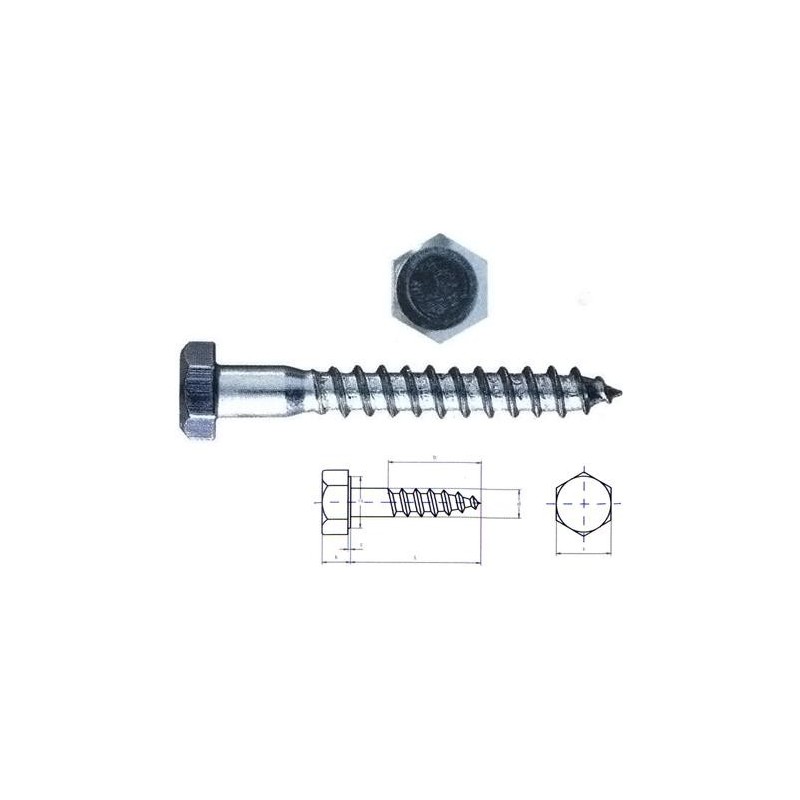 TORNILLO BARRA  6X 50 571 INOX 100U