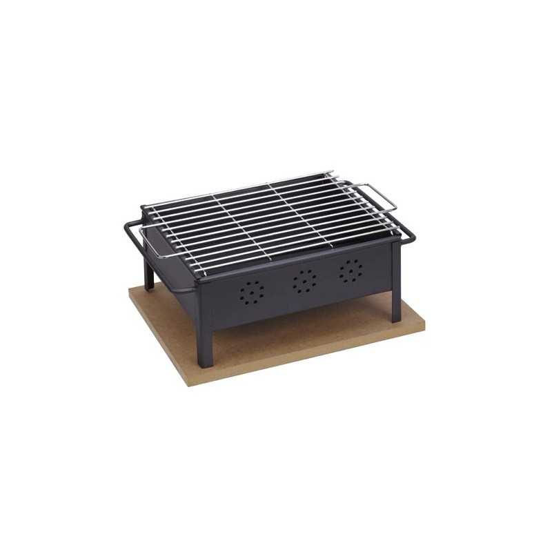 BARBACOA SOBREMESA 25X20 PARRILLA INOXIDABLE 02905