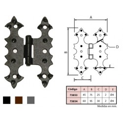 BISAGRA MARIPOSA 65X80 73952