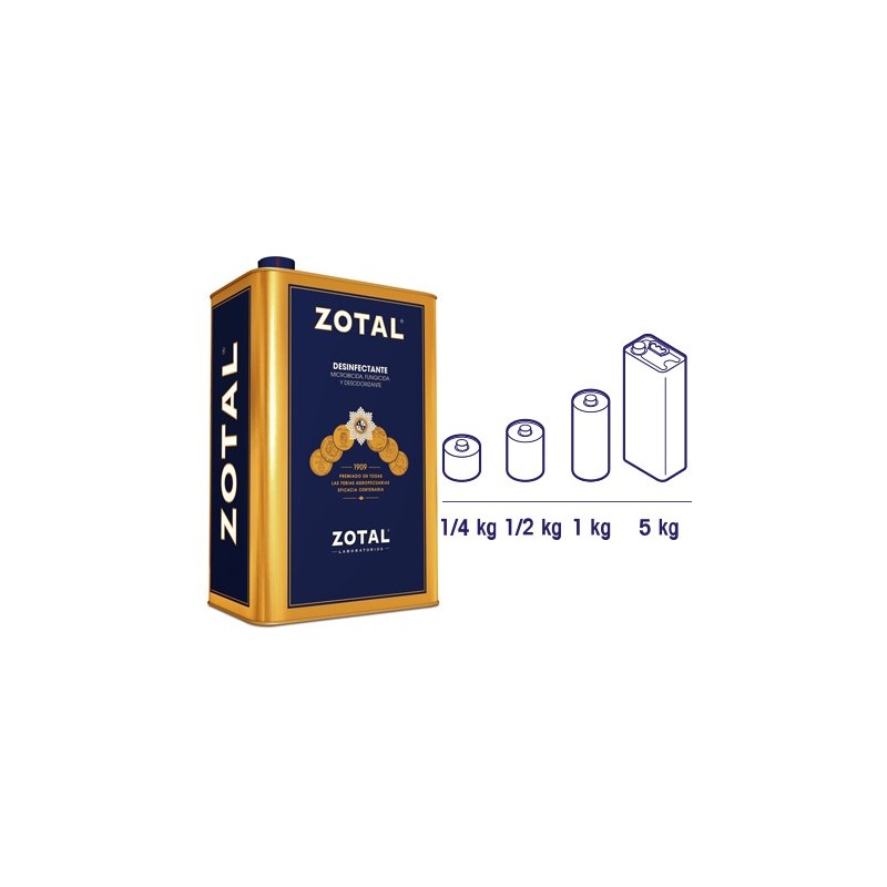 ZOTAL  1/4 KG. REF.201120