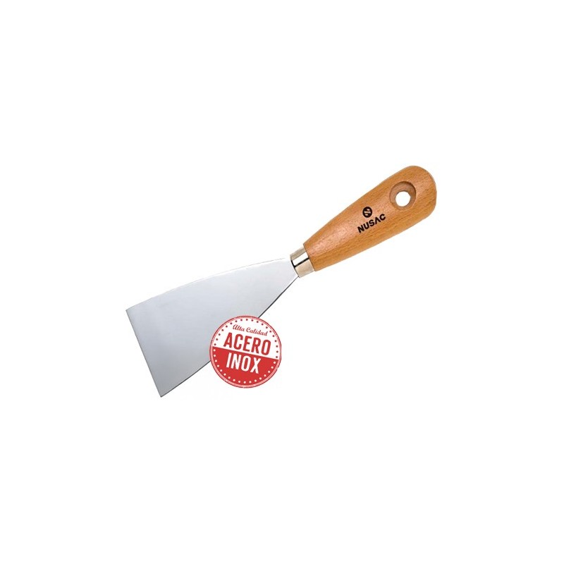 ESPATULA MANGO MADERA 90mm  25007