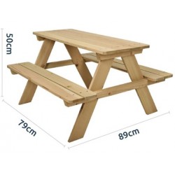 MESA PICNIC INFANTIL MADERA...