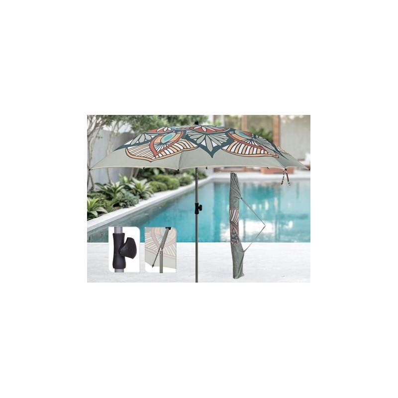 SOMBRILLA MANDALA  Ø2 M. UPF50 KT4000150 PROMO