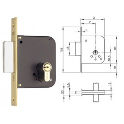 CERRADURA YALE 701-80 HL