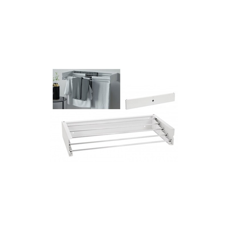 TENDEDERO PARED PLEGABLE C/TAPA ALUMINIO BL 75CM 89460
