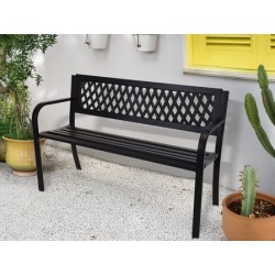 BANCO JARDIN 119X75 ACERO...